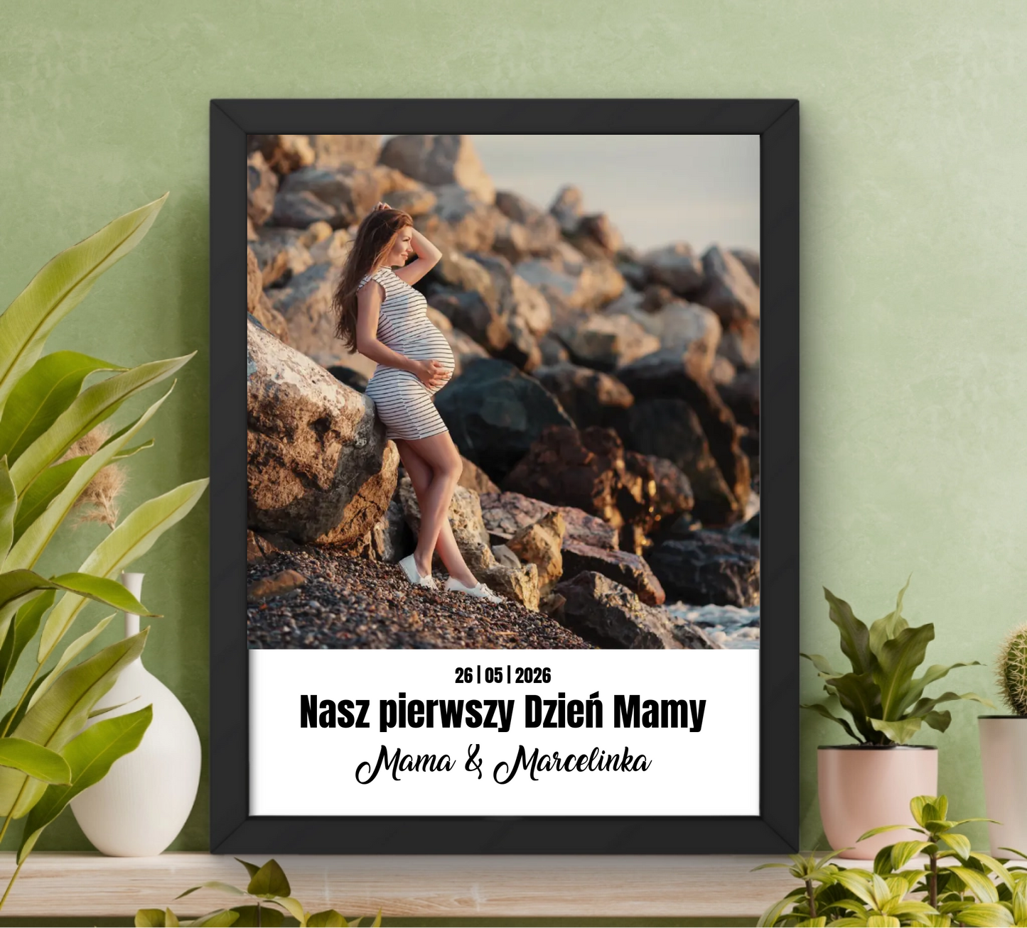 Wspomnienie dla Mamy- Edytowalny plakat lub obraz na prezent