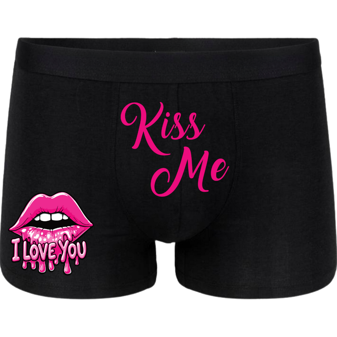 Bokserki na prezent Walentynki KISS MEE