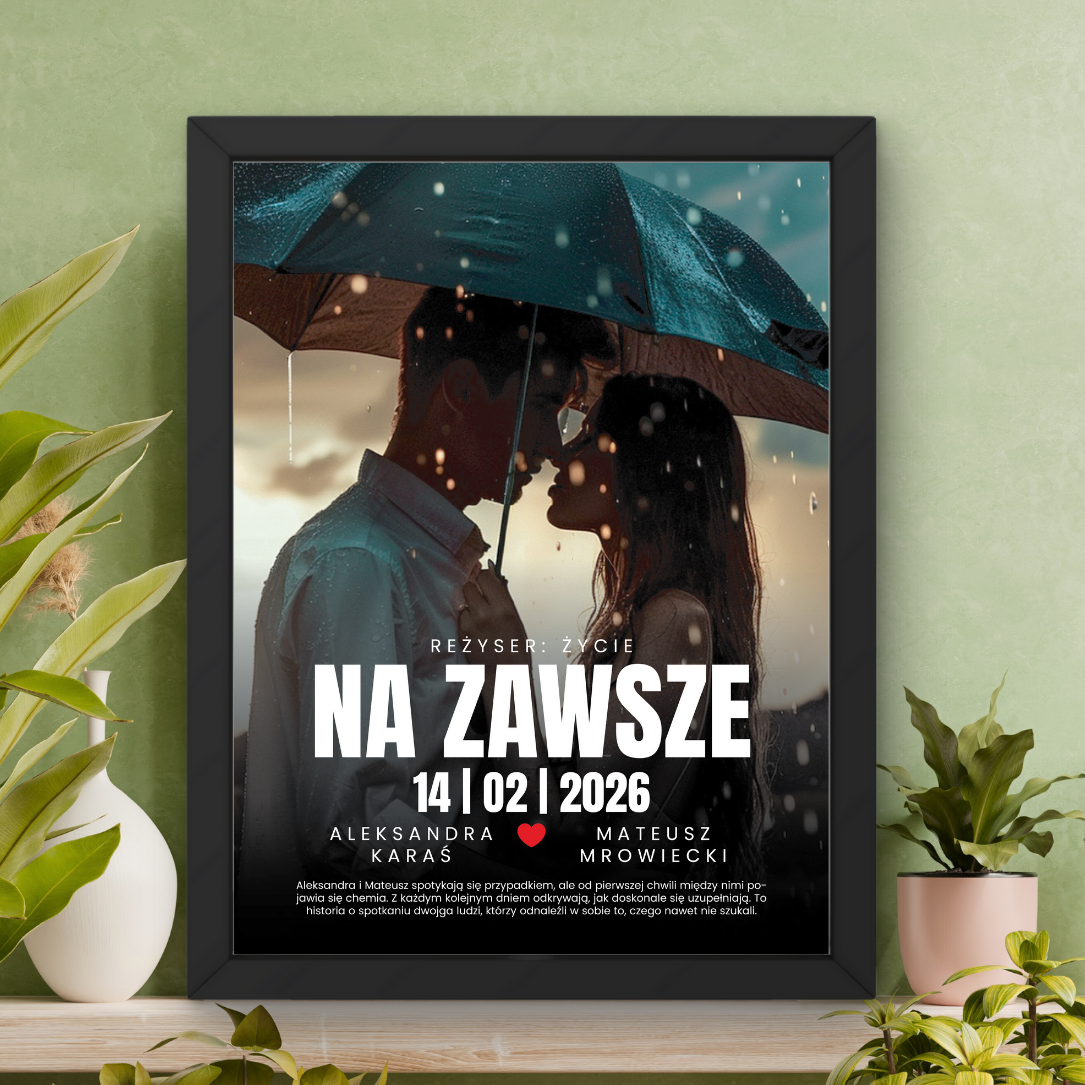Ramka z plakatem Filmowym o Waszej miłości!