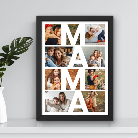 Plakat ze zdjęć na Dzień Mamy z opcją personalizacji zdjęć