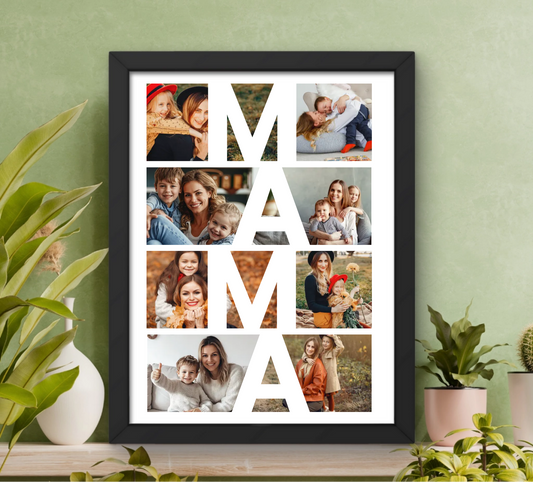 Plakat ze zdjęć na Dzień Mamy z opcją personalizacji zdjęć