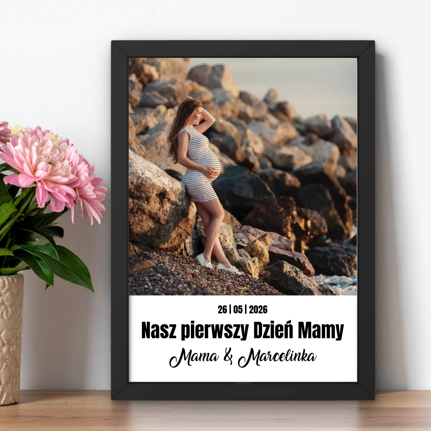 Wspomnienie dla Mamy- Edytowalny plakat lub obraz na prezent