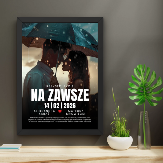 Ramka z plakatem Filmowym o Waszej miłości!