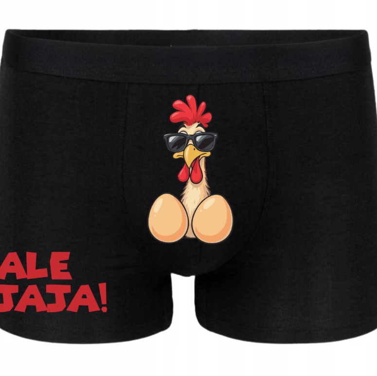 Bokserki na prezent Walentynki ALE JAJA