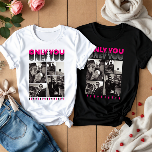 Koszulka Only You z Waszymi zdjęciami Kolaż!