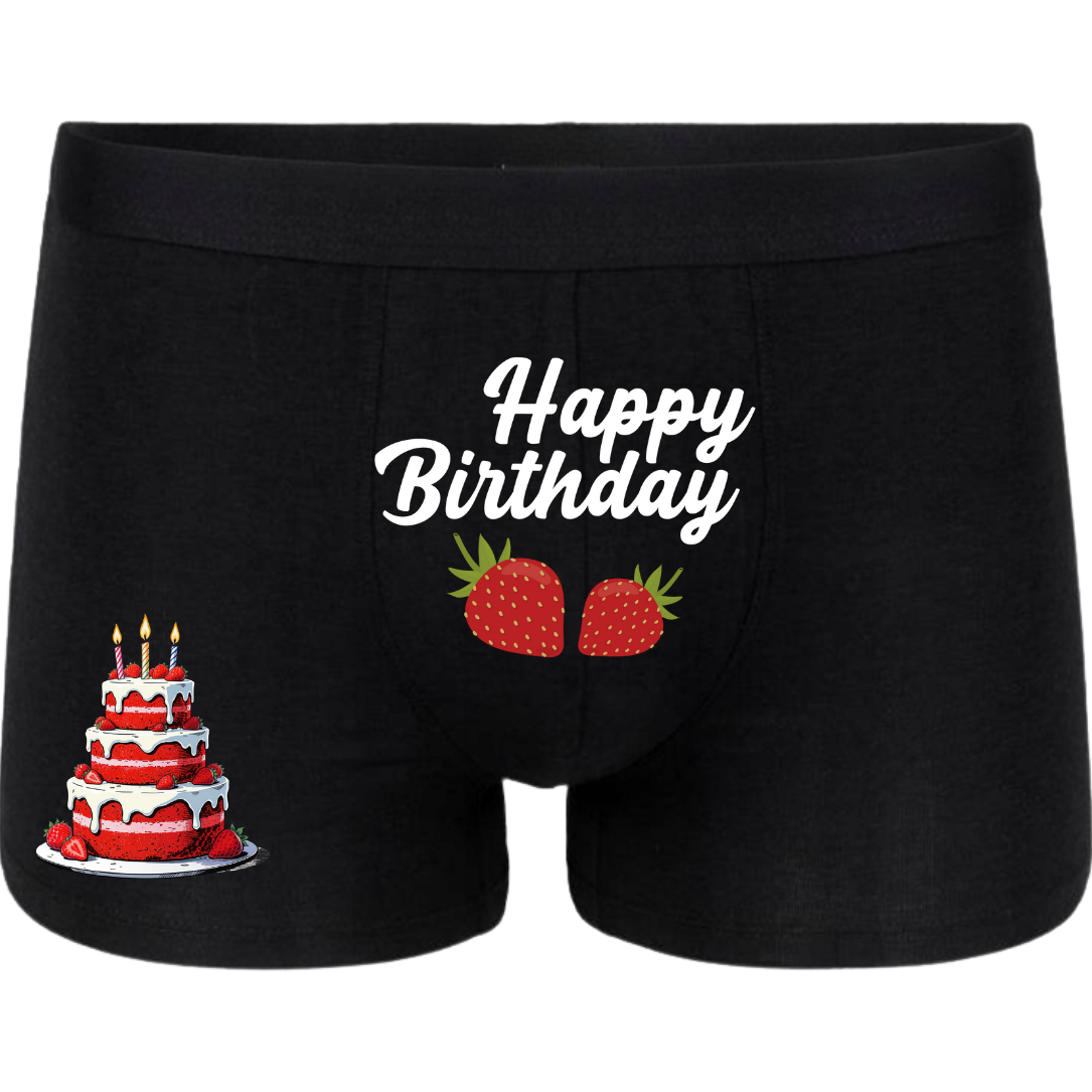 Bokserki na prezent Walentynki HAPPY BIRTHDAY