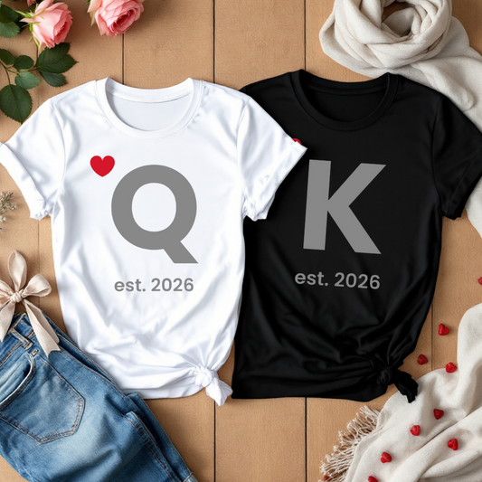 Koszulka na WALENTYNKI Q/K Prezent EST.